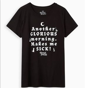 NWT TORRID HOCUS POCUS GLORIOUS MORNING CREW TEE